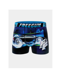 Boxer en microfibre fast and furious bleu homme - Freegun