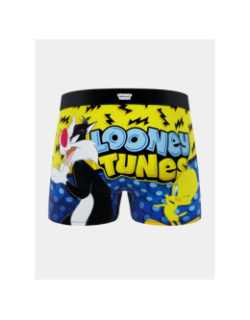 Boxer en microfibre looney tunes jaune homme - Freegun