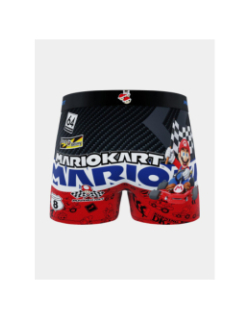 Boxer en microfibre mario kart rouge et bleu homme - Freegun