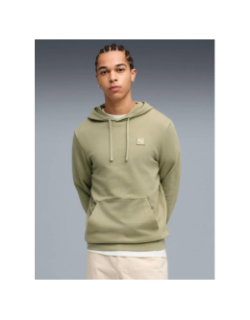 Sweat à capuche ess elevated kaki homme - Puma