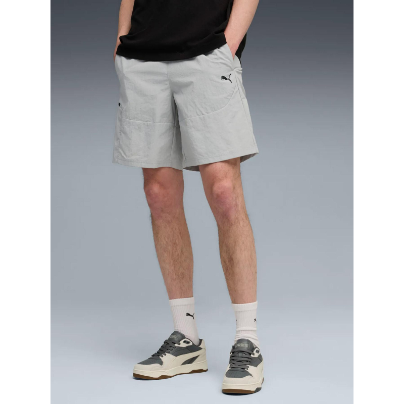 Short de sport pumatech gris femme - Puma