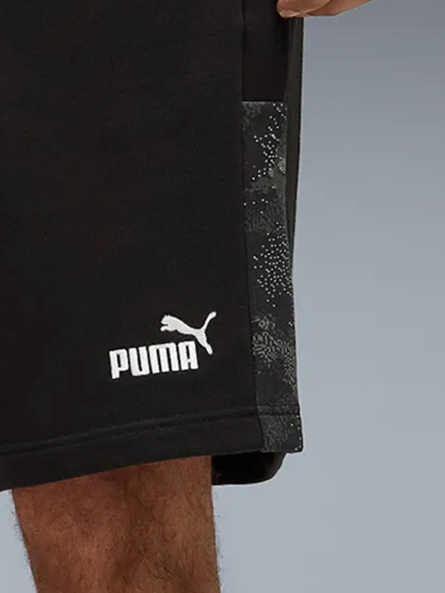 Short ess camo noir homme - Puma