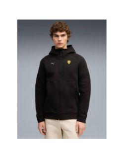 Sweat à capuche zippé pumatech ferrari noir homme - Puma