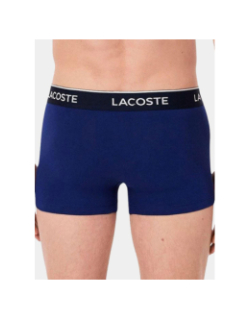 Pack de 3 boxers stretch en coton multicolore homme - Lacoste