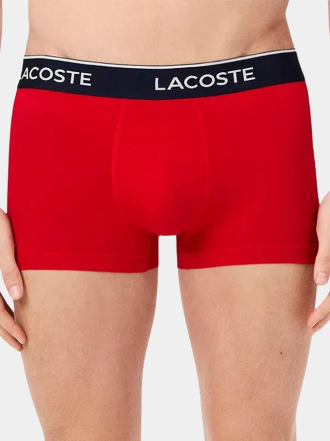 Pack de 3 boxers stretch en coton multicolore homme - Lacoste