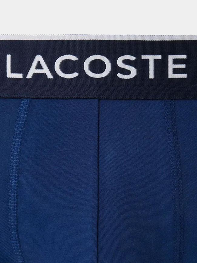 Pack de 3 boxers stretch en coton multicolore homme - Lacoste