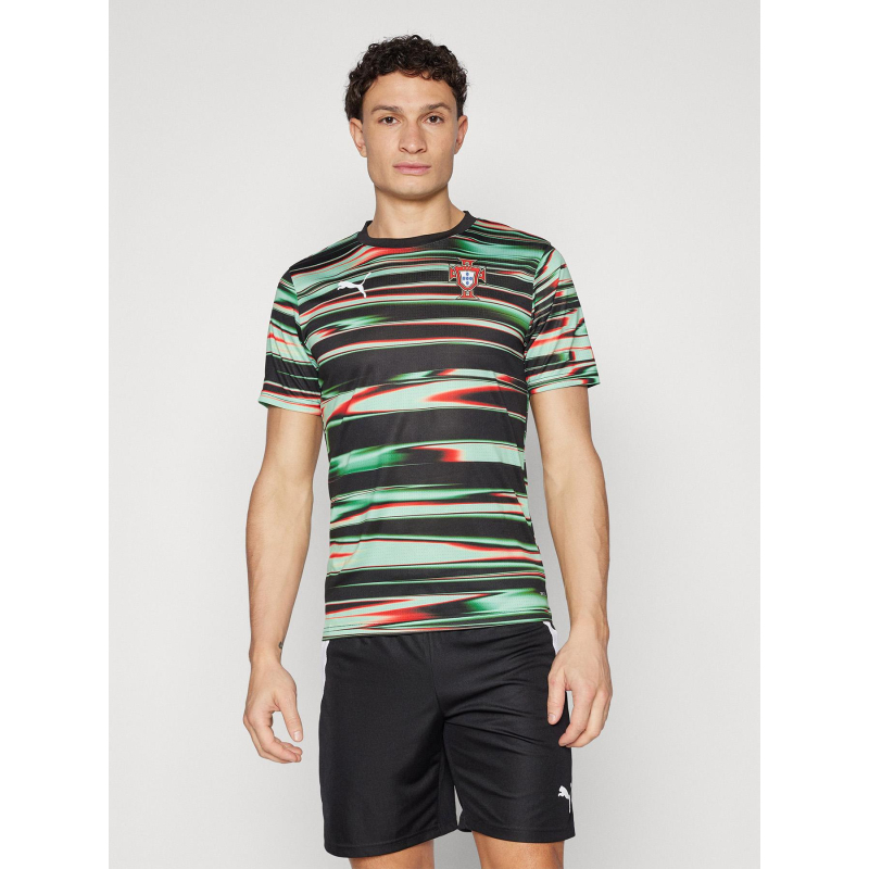 Maillot de football pré-match portugal 25/26 vert homme - Puma
