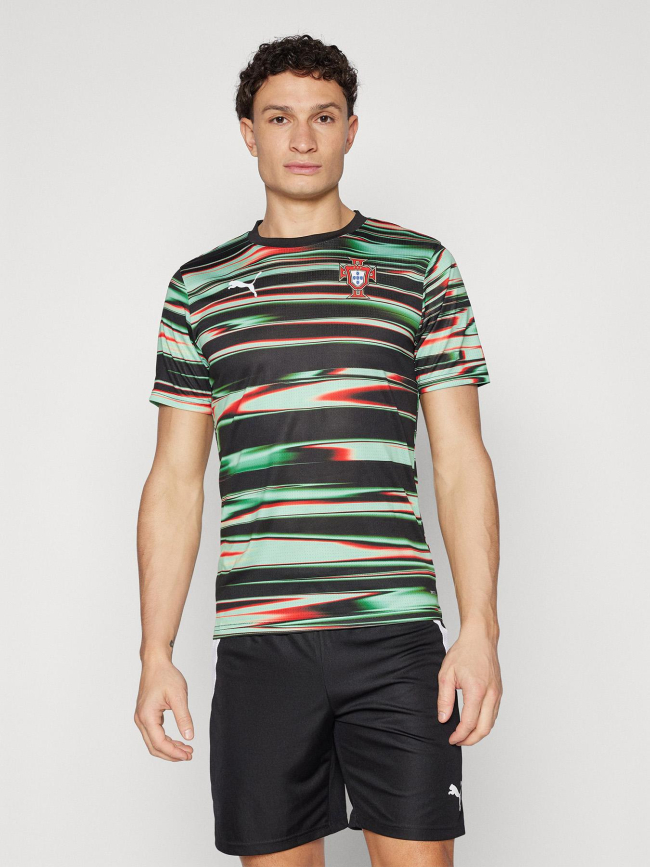 Maillot de football pré-match portugal 25/26 vert homme - Puma