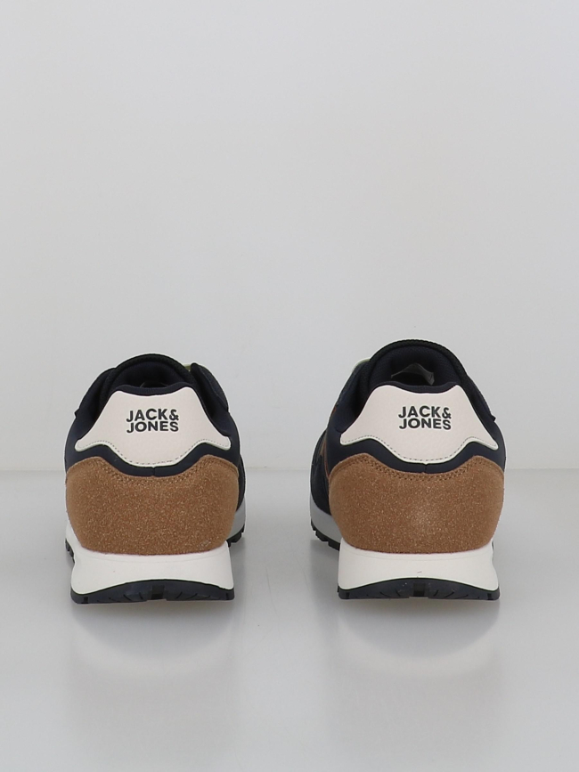 Baskets harrow mesh bleu marine marron homme - Jack & Jones