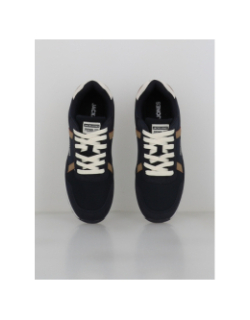 Baskets harrow mesh bleu marine marron homme - Jack & Jones