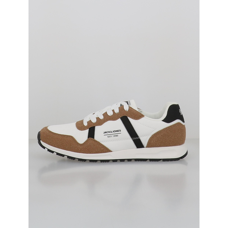 Baskets harrow mesh blanc marron homme - Jack & Jones