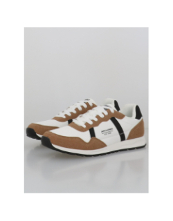 Baskets harrow mesh blanc marron homme - Jack & Jones