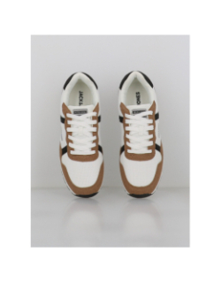 Baskets harrow mesh blanc marron homme - Jack & Jones