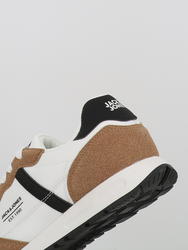 Baskets harrow mesh blanc marron homme - Jack & Jones