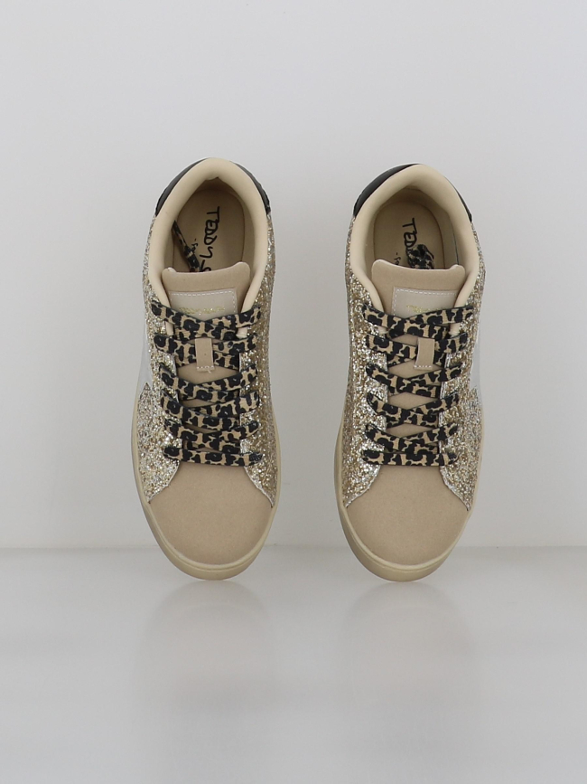 Baskets zapato sra c. brillantes beige femme - Teddy Smith