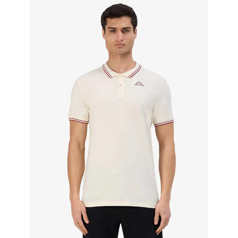Polo ezio 2 beige homme - Kappa