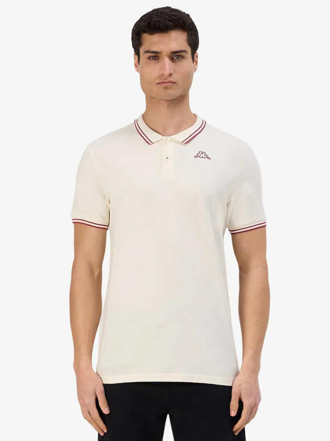 Polo ezio 2 beige homme - Kappa