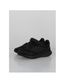 Baskets à scratch runfalcon 5 el c noir enfant - Adidas