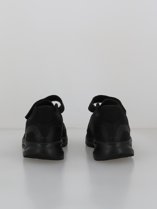 Baskets à scratch runfalcon 5 el c noir enfant - Adidas
