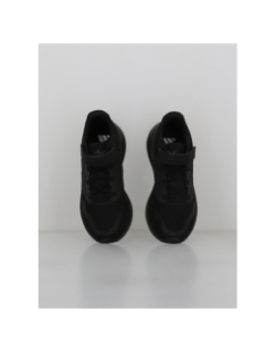 Baskets à scratch runfalcon 5 el c noir enfant - Adidas