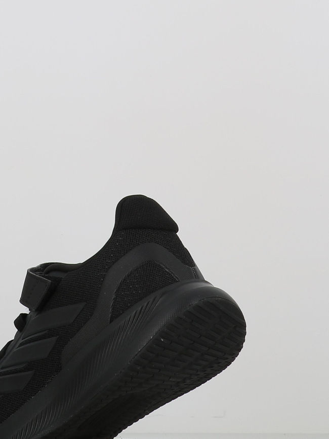 Baskets à scratch runfalcon 5 el c noir enfant - Adidas