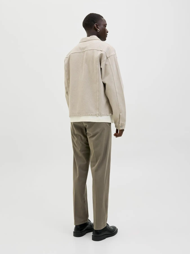 Pantalon chino jpstkane barret kaki homme - Jack & Jones