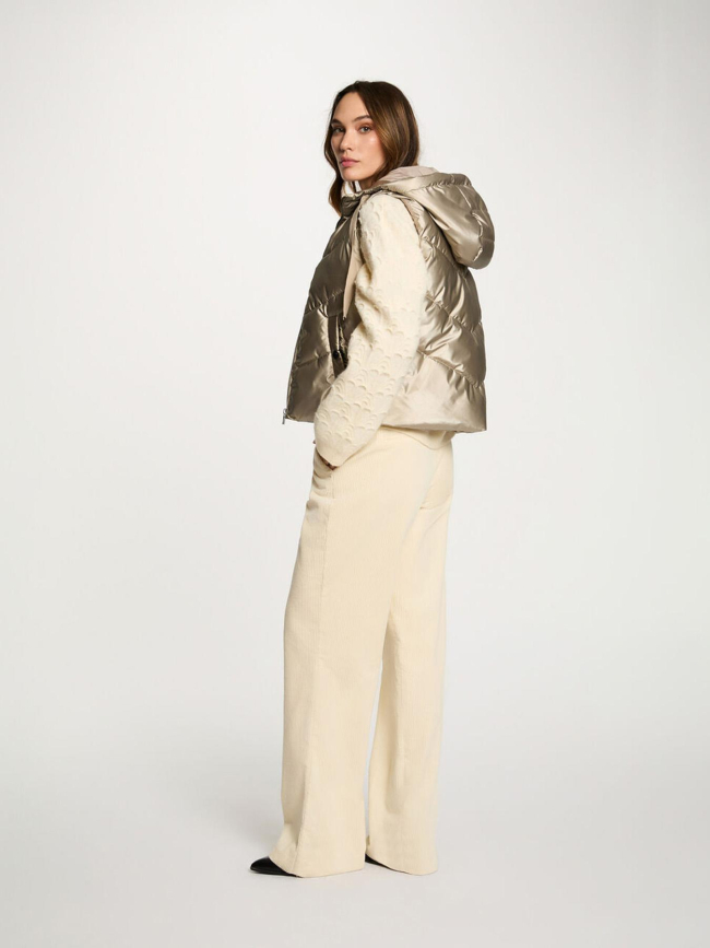 Doudoune sans manche gsoliam doré femme - Morgan