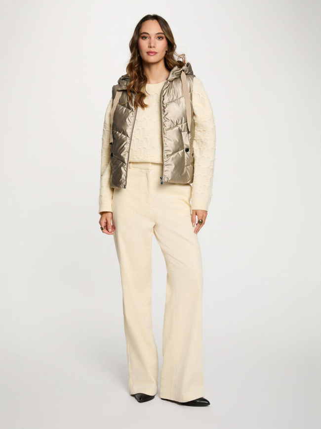 Doudoune sans manche gsoliam doré femme - Morgan