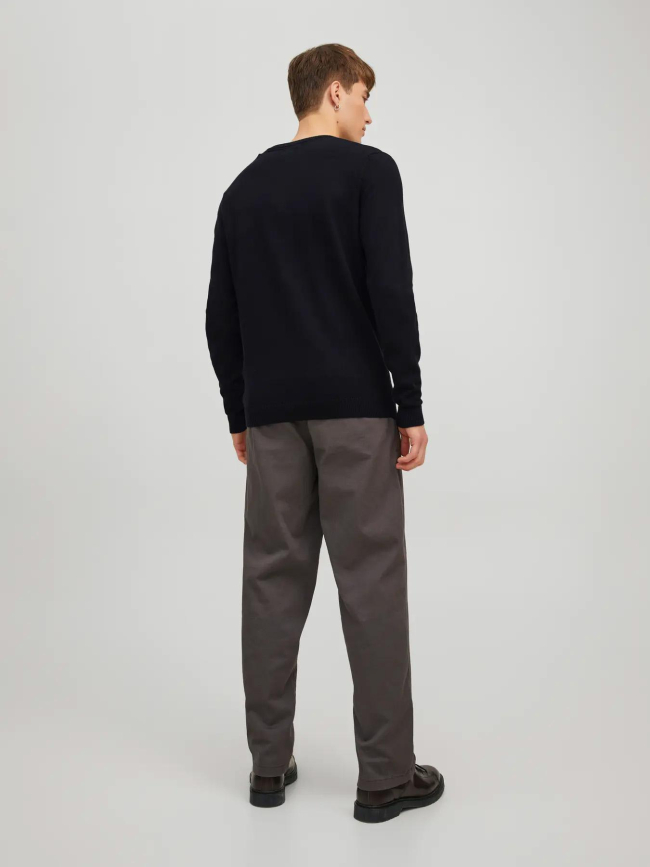 Pull fin jjebasic noir homme - Jack & Jones