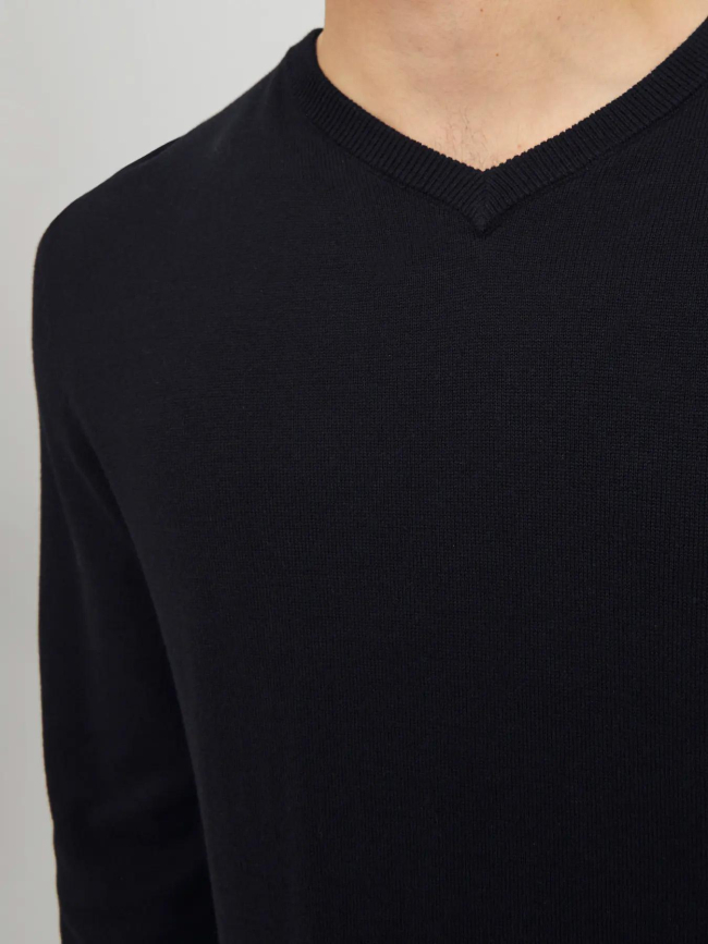 Pull fin jjebasic noir homme - Jack & Jones