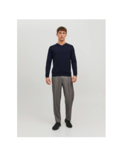 Pull fin jjebasic bleu marine homme - Jack & Jones