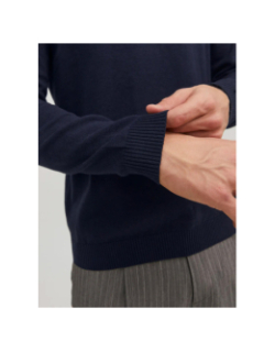 Pull fin jjebasic bleu marine homme - Jack & Jones