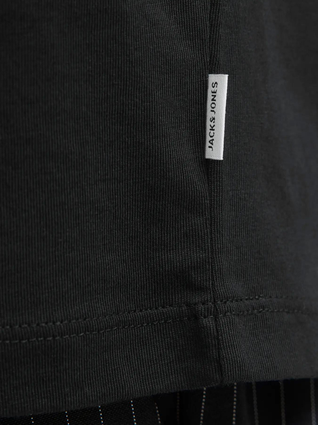 T-shirt à manches longues jjeorganic noir homme - Jack & Jones