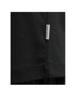 T-shirt à manches longues jjeorganic noir homme - Jack & Jones
