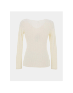 Top manches longues liara écru femme - Only