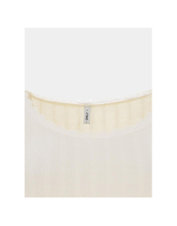 Top manches longues liara écru femme - Only