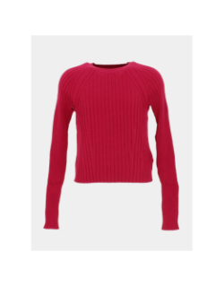 Top à manches longues côtelé kogmeddi rose fille - Only