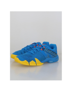 Chaussures de padel movea bleu jaune homme - Babolat
