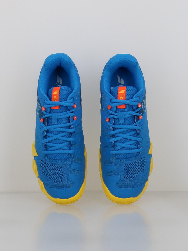 Chaussures de padel movea bleu jaune homme - Babolat