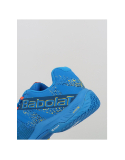 Chaussures de padel movea bleu jaune homme - Babolat