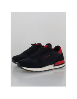 Baskets basses bleu marine et rouge homme - Teddy Smith