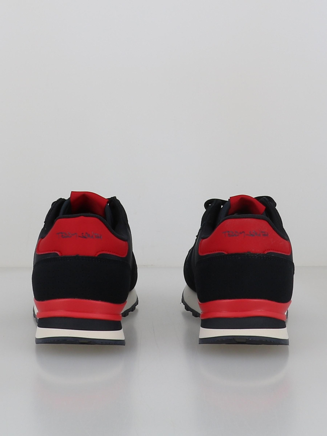 Baskets basses bleu marine et rouge homme - Teddy Smith