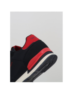 Baskets basses bleu marine et rouge homme - Teddy Smith