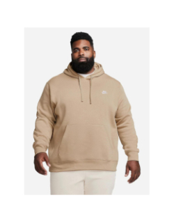 Sweat à capuche nsw club beige homme - Nike