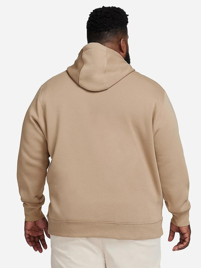 Sweat à capuche nsw club beige homme - Nike
