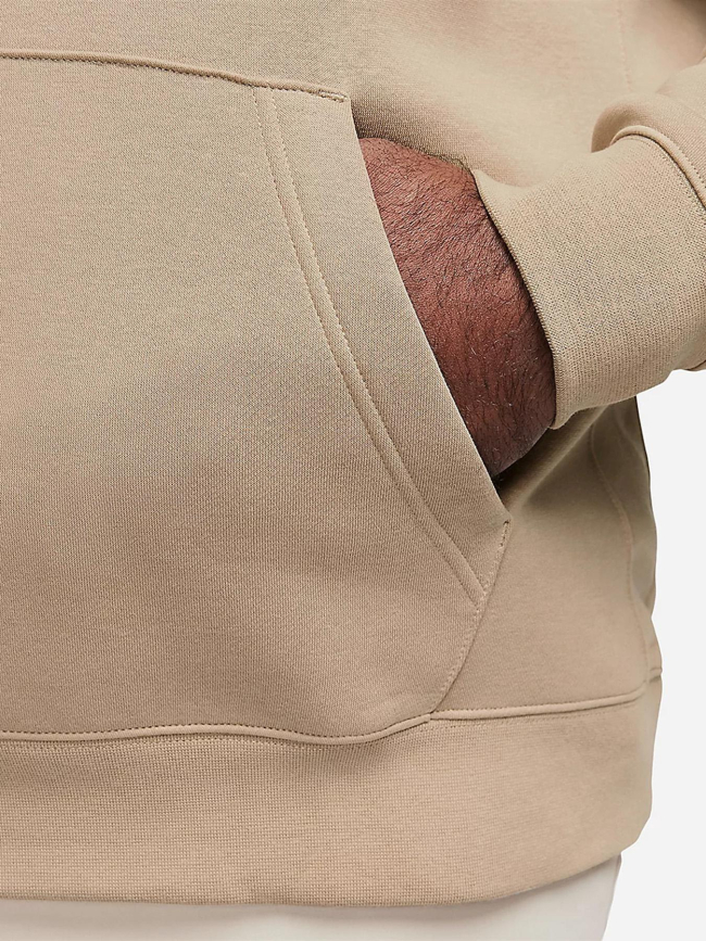 Sweat à capuche nsw club beige homme - Nike