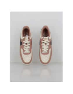 Baskets court vision lo rose et beige femme - Nike