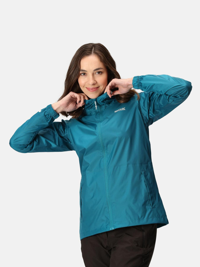 Veste technique imperméable pack it III bleu marine femme - Regatta
