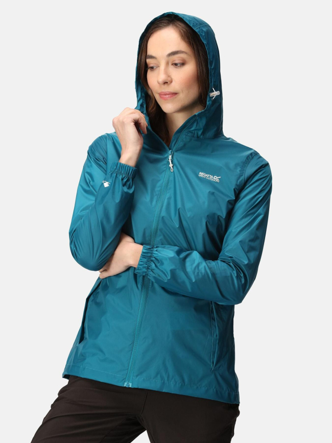 Veste technique imperméable pack it III bleu marine femme - Regatta
