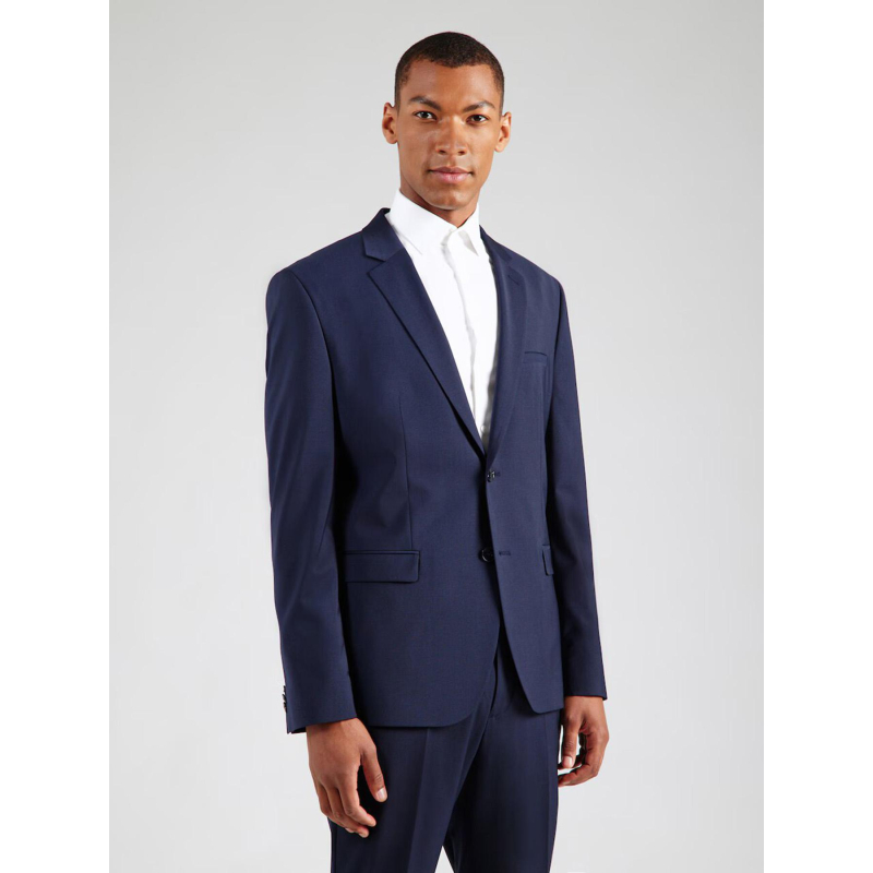 Veste de costume regular fit bleu marine homme - Hugo